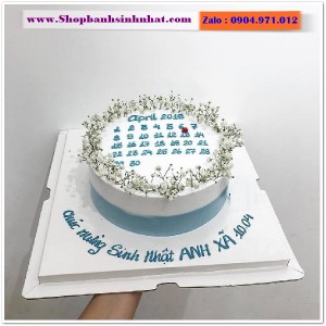 Bánh Sinh Nhật Cuốn Lịch - CL27